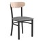 Flash Furniture Gray Vinyl Seat Dining Chair with Natural Wood Back XU-DG6V5GYV-NAT-GG - alternate 9